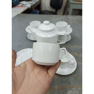 Bộ Ấm Trà 0.7L jasmine trắng