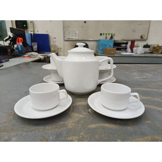 Bộ Ấm Trà 0.7L jasmine trắng