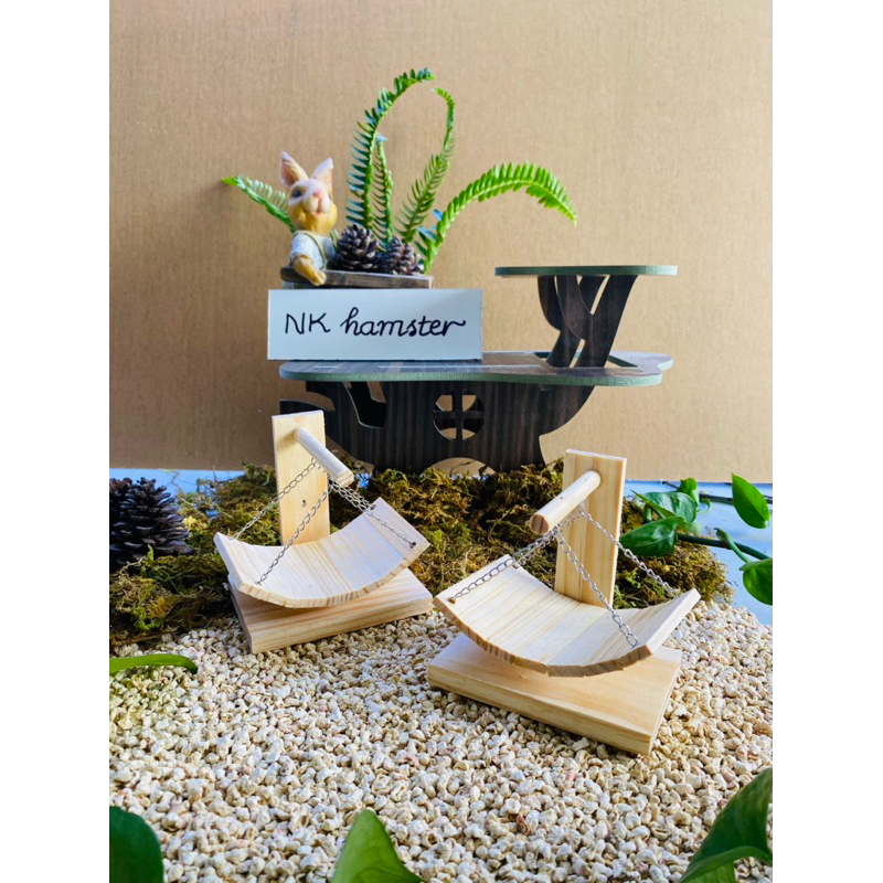 Xích đu gỗ vòm cho Hamster