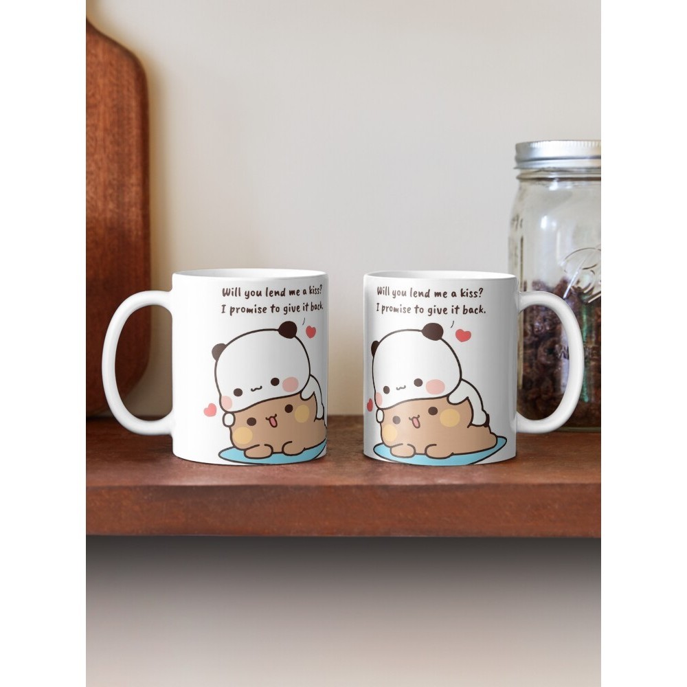 Cốc sứ tình yêu cặp đôi bubu và dudu dễ thương mẫu cập nhật