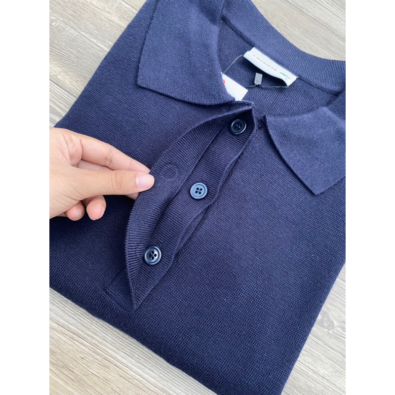 AnDi.vnxk Đầm polo dệt kim tay ngắn l L.C