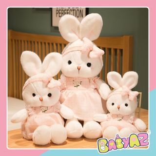 Gấu bông thỏ daisy mặc váy dễ thương cho bé