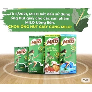 [DATE MỚI] 2 LỐC SỮA MILO CÓ ĐƯỜNG 180ML VÀ 110ML