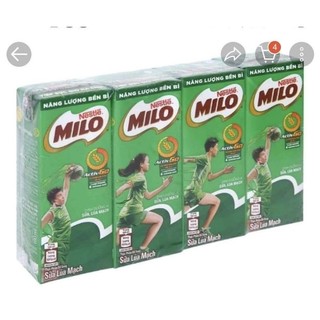 [DATE MỚI] 2 LỐC SỮA MILO CÓ ĐƯỜNG 180ML VÀ 110ML