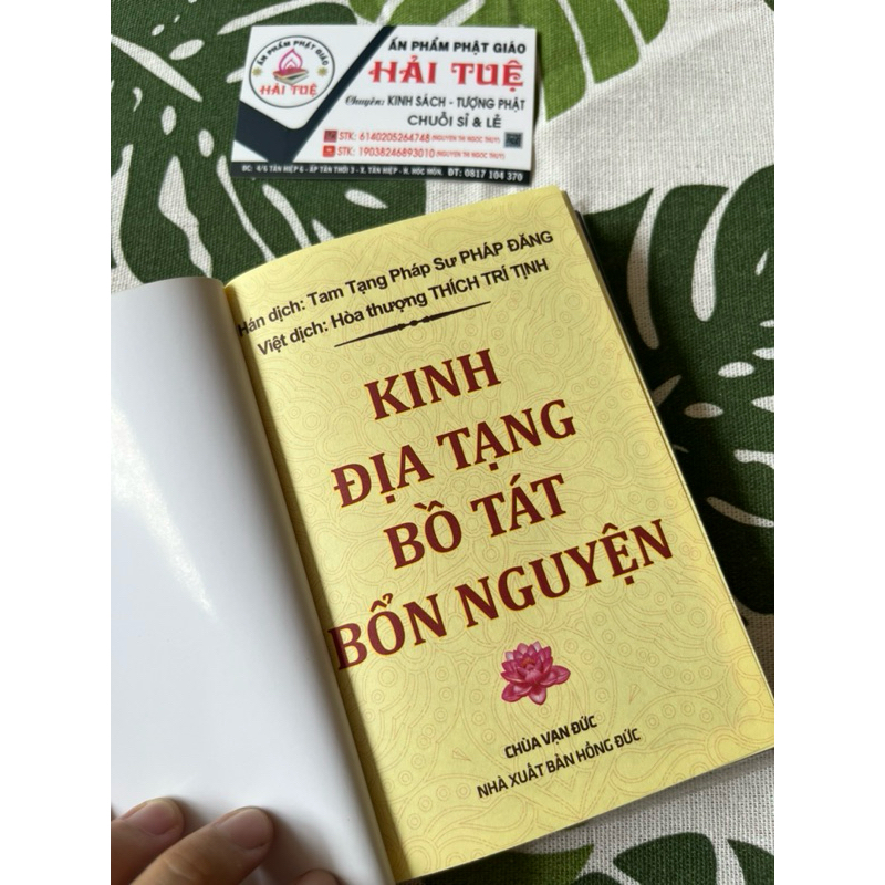 Sách- Kinh Địa Tạng HT. Thích Trí Tịnh