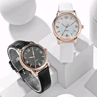 Đồng hồ quartz đồng hồ nữ dây da đeo tay cao cấp kèm hộp