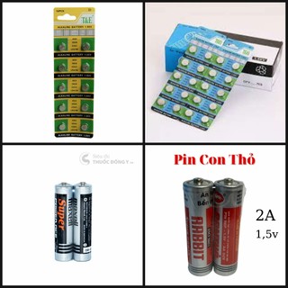 Pin thay các loại, pin cúc áo ag3, pin 2a, pin 3a