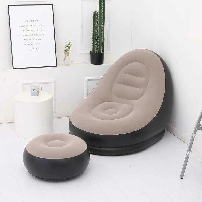 Ghế Nệm Hơi Tựa Lưng Cao Cấp,Ghế Sofa Hơi Êm Ái, Ghế Hơi Mang Đến Cho Bạn Nằm Thư Giãn Thỏa Mái nằm đọc sách ,xem ti vi