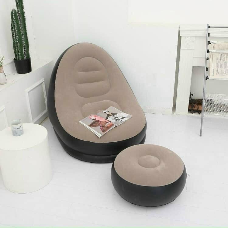 Ghế Nệm Hơi Tựa Lưng Cao Cấp,Ghế Sofa Hơi Êm Ái, Ghế Hơi Mang Đến Cho Bạn Nằm Thư Giãn Thỏa Mái nằm đọc sách ,xem ti vi