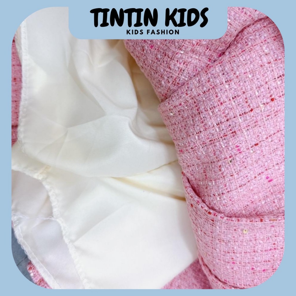 Set dạ cao cấp lọa 1 dài tay 3 màu dành cho bé gái từ 7-18kg