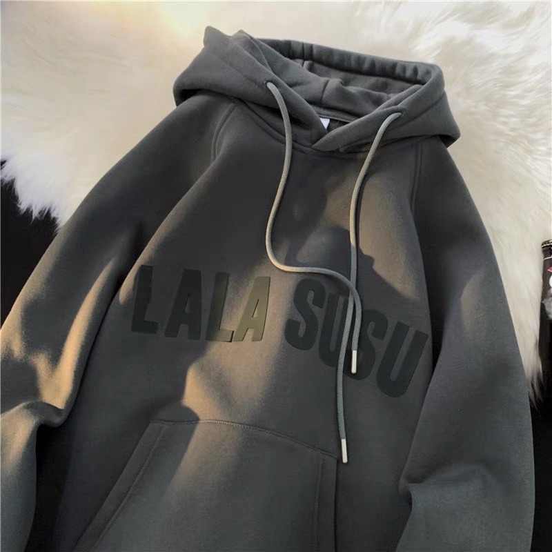 Áo Hoodie Nữ Form Rộng - Áo hoodie nữ nỉ bông dày có mũ hai lớp unisex mặc nhà đi chơi đi học.Thoitrangtrend1_P&T