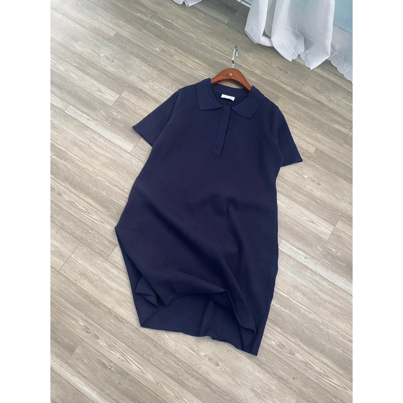 AnDi.vnxk Đầm polo dệt kim tay ngắn l L.C