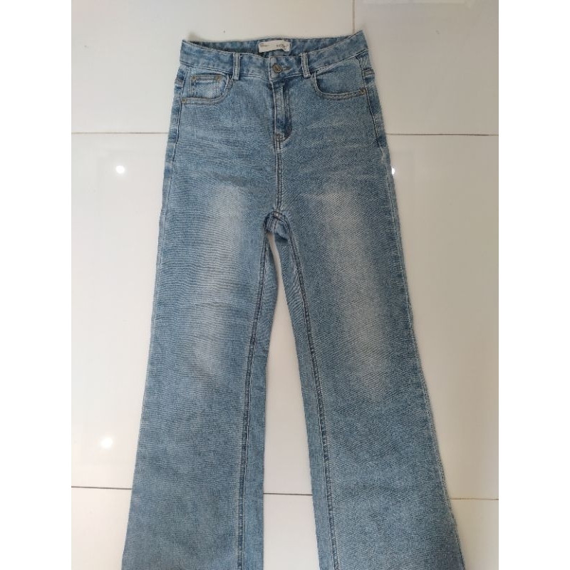 Jean ống đứng eo 64 66 dài 98