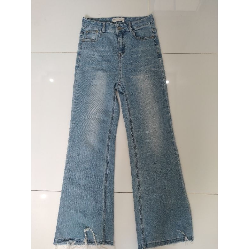 Jean ống đứng eo 64 66 dài 98