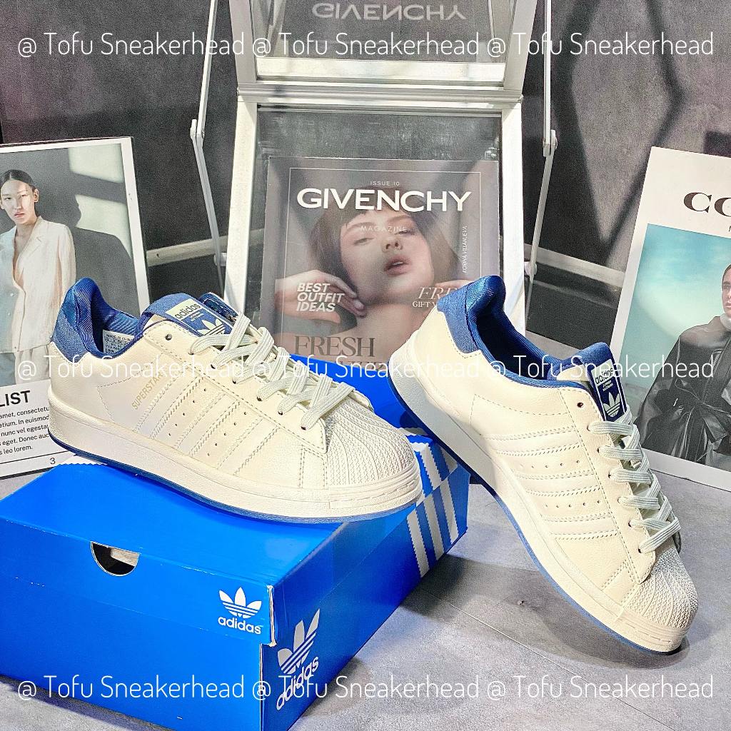 Giày Thể Thao Adidas Originals Superstar X Parley . Giày Sò Gót Vải Navy
