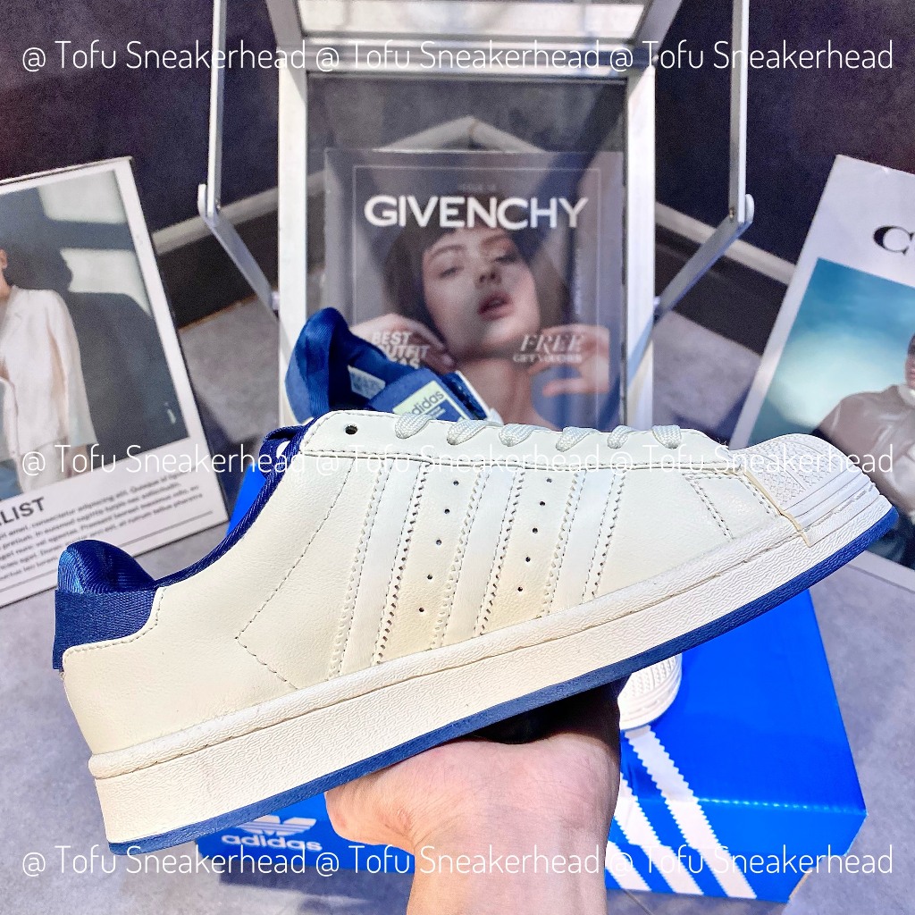Giày Thể Thao Adidas Originals Superstar X Parley . Giày Sò Gót Vải Navy