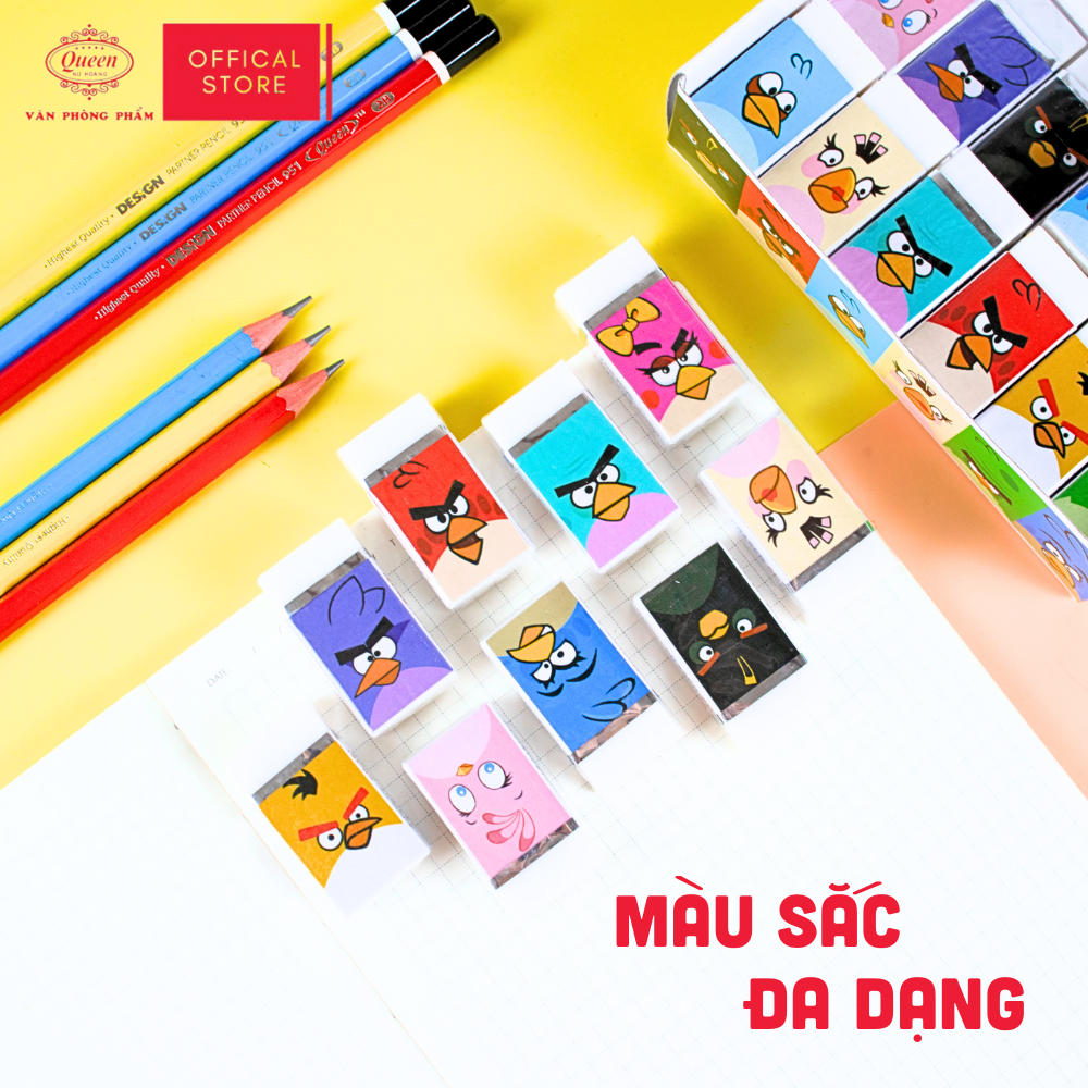 Gôm 2B Queen  - CHÍNH HÃNG - ER161- Angry Bird