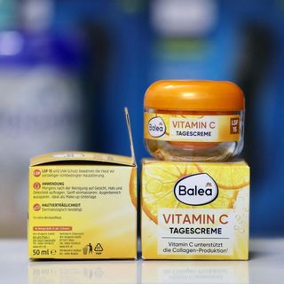 Kem dưỡng trắng da, giảm nếp nhăn Balea Vitamin C