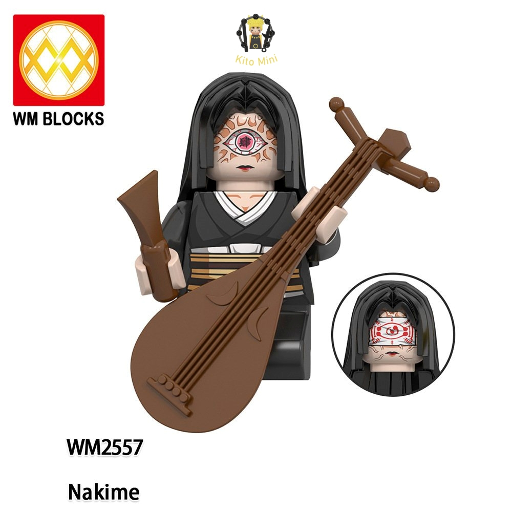 Minifigures Demon Slayer Lắp Ráp Thanh Diệt Quỷ Mô Hình Tanjiro Muzan Truyện Tranh Mẫu Mới WM6163