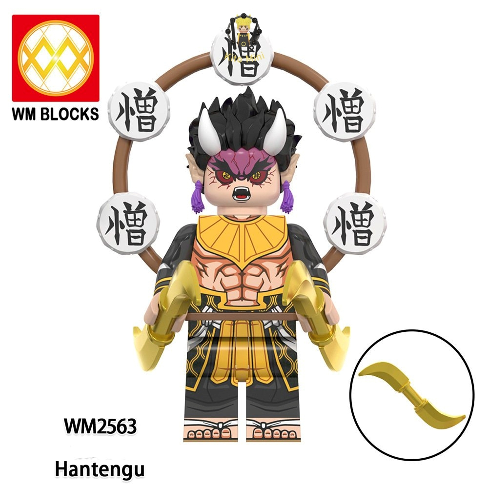 Minifigures Demon Slayer Lắp Ráp Thanh Diệt Quỷ Mô Hình Tanjiro Muzan Truyện Tranh Mẫu Mới WM6163