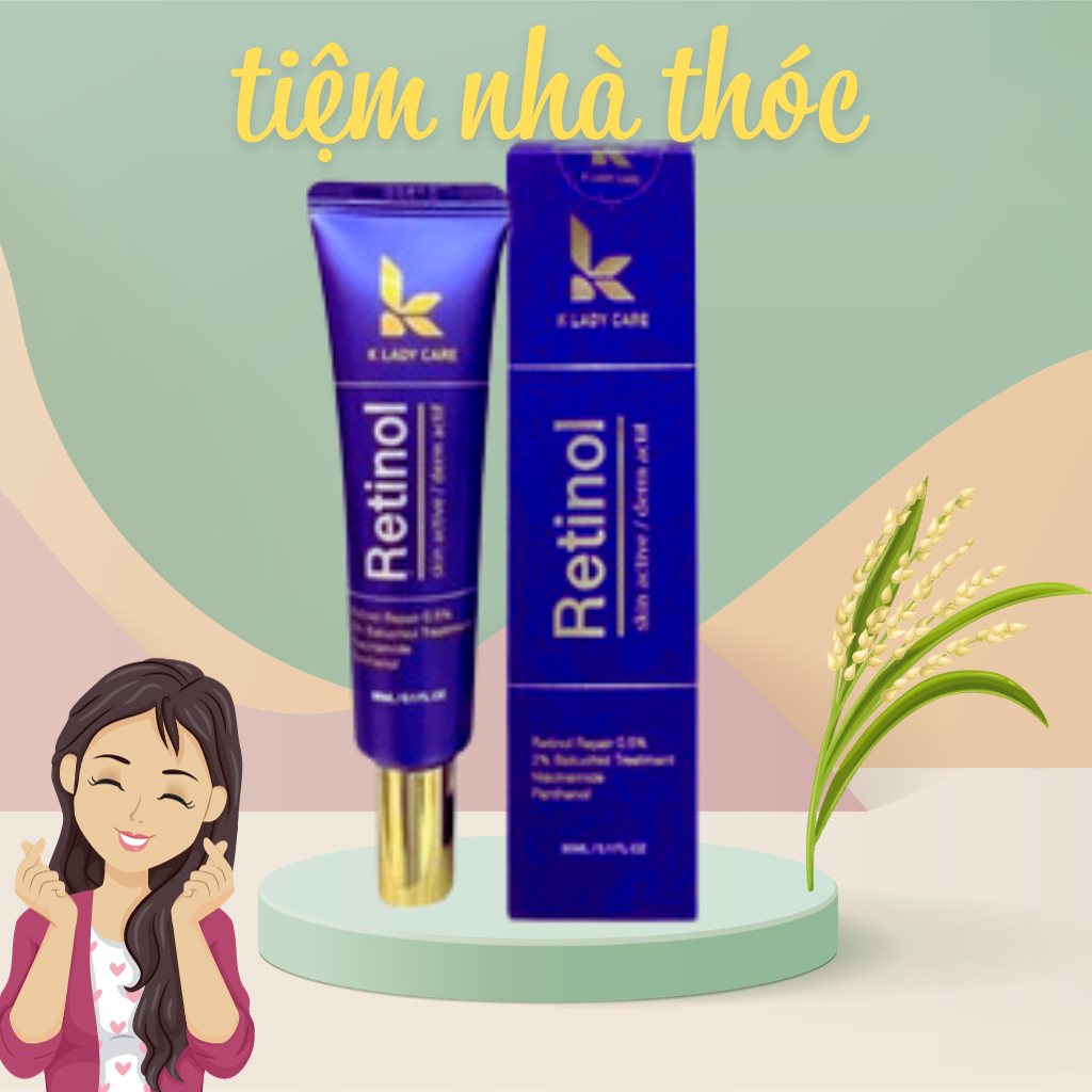 Combo Kem Dưỡng Và Serum Retinol K Lday Care 2 Sản Phẩm !