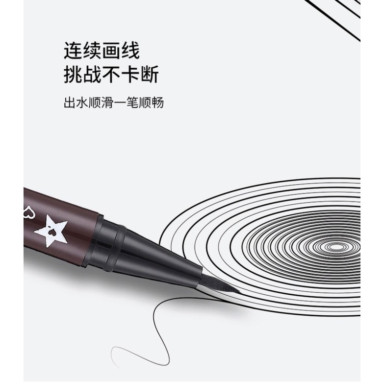 Bút Kẻ Mắt vỏ hình ngôi sao nâu không thấm nước, không trôi, không lem - LuxeBeauty