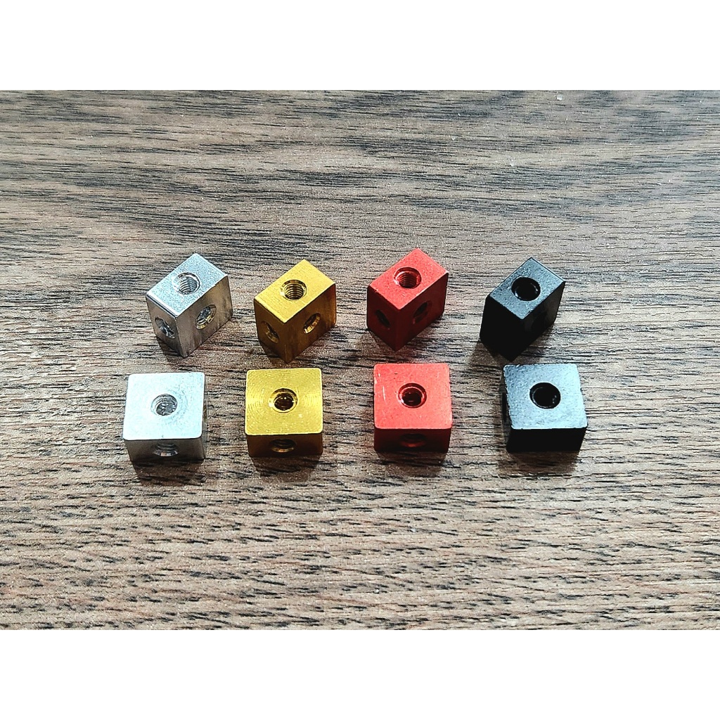 Đai Ốc Lập Phương 10x10x6mm Lỗ M3 Ecu Hợp Kim Nhôm