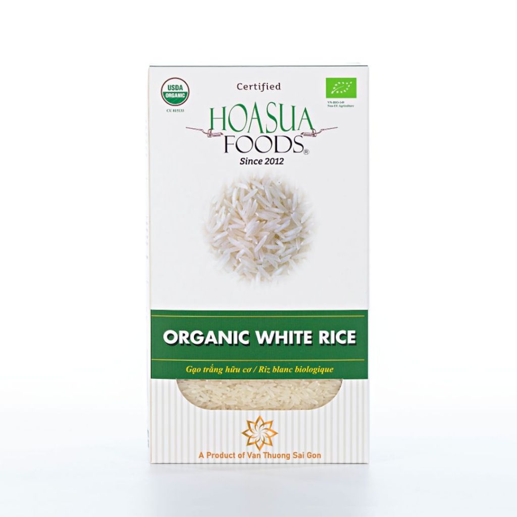 Gạo Trắng Hữu Cơ Jasmine Hoa Sữa 1kg - Gạo Hữu Cơ Cho Bé Ăn Dặm - Gạo Organic - Gạo Cho Bé Ăn Dặm - Organicley