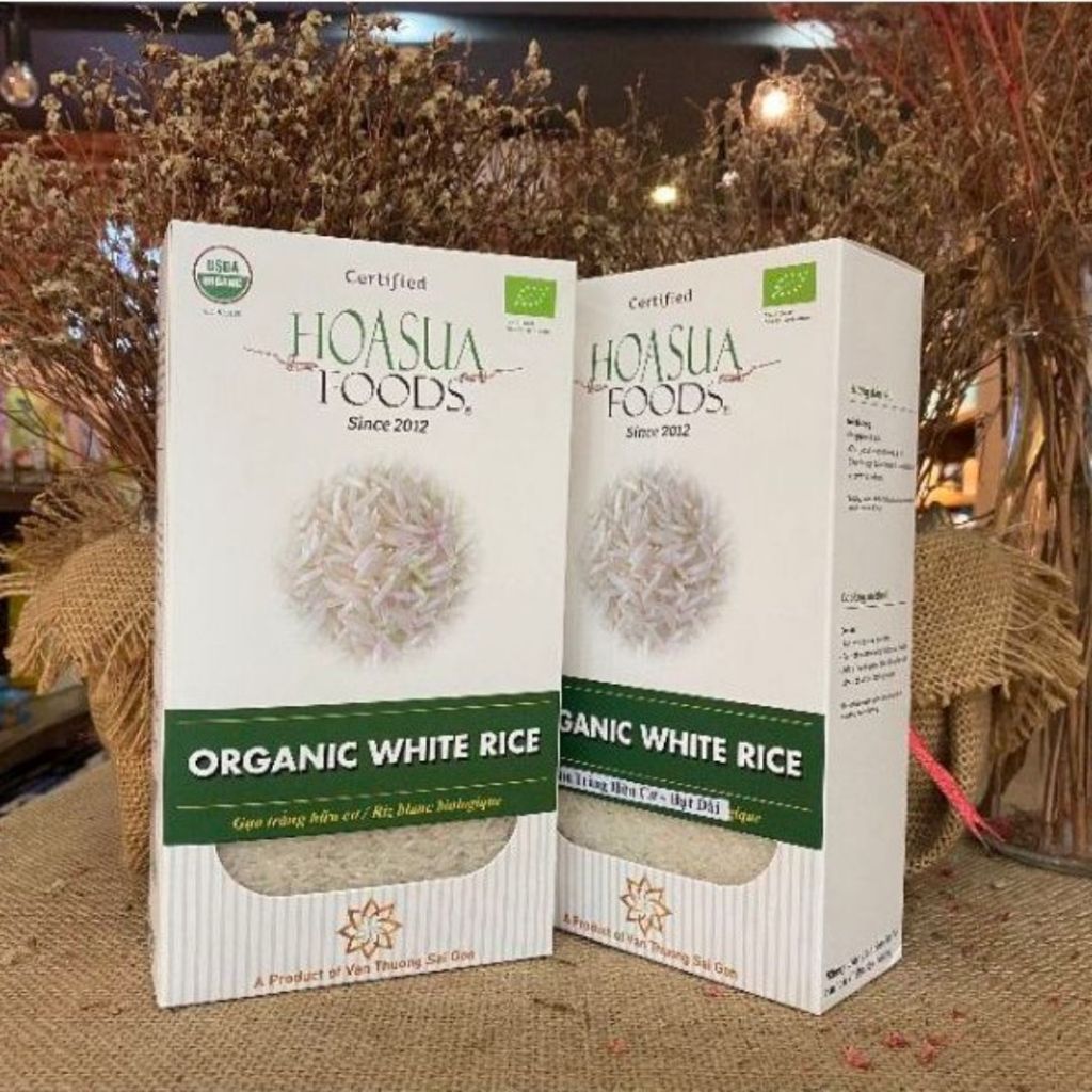 Gạo Trắng Hữu Cơ Jasmine Hoa Sữa 1kg - Gạo Hữu Cơ Cho Bé Ăn Dặm - Gạo Organic - Gạo Cho Bé Ăn Dặm - Organicley
