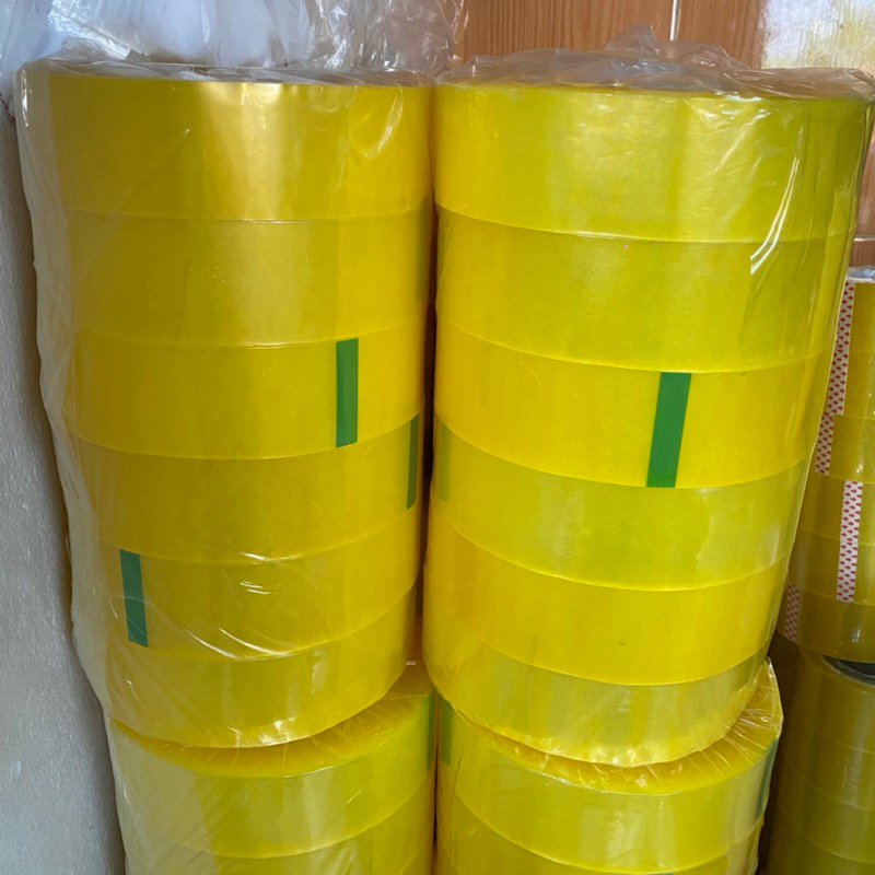 Băng keo đóng hàng 1kg , băng dính lõi nhựa mỏng 1kg