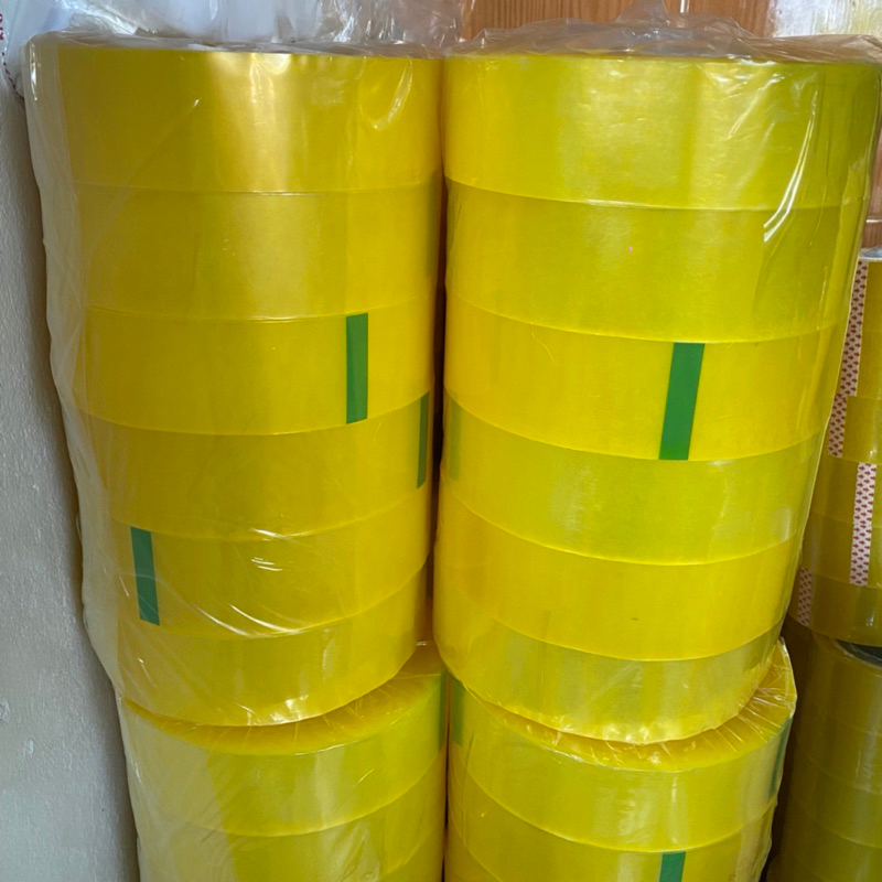 Băng keo đóng hàng 1kg , băng dính lõi nhựa mỏng 1kg