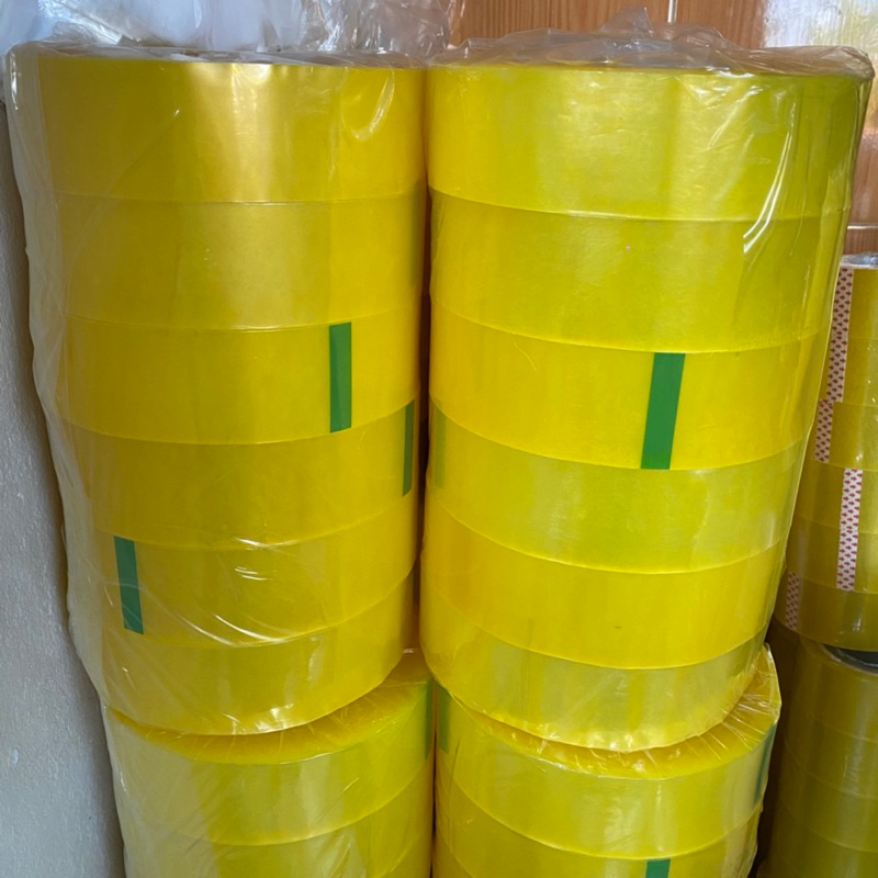 Băng keo đóng hàng 1kg , băng dính lõi nhựa mỏng 1kg