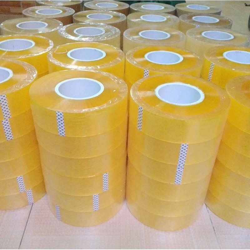 Băng keo đóng hàng 1kg , băng dính lõi nhựa mỏng 1kg