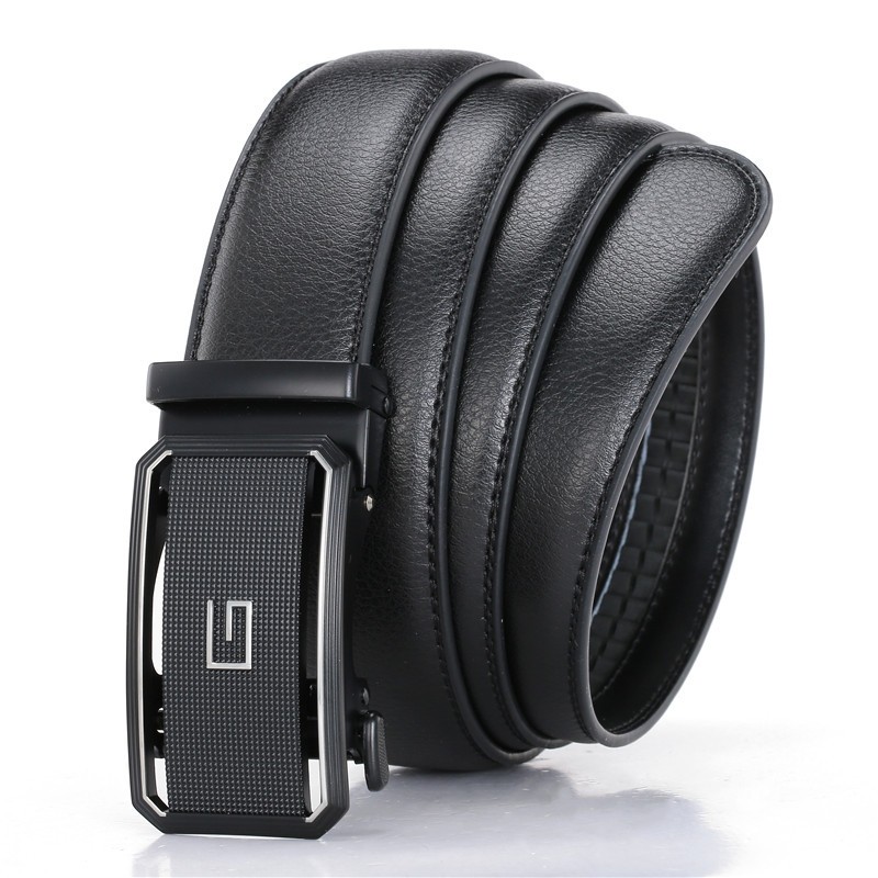 Thắt lưng nam khóa tự động thanh lịch, dây nịt nam đơn giản bản 3.5cm  TLD163 - Thắt Lưng Giá Tốt