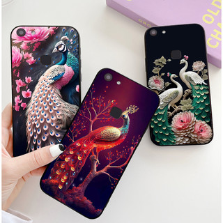 Ốp lưng vivo v7 / 1718 , vivo y75 , vivo v7 plus / v7 pro in hình chim công / ốp đẹp