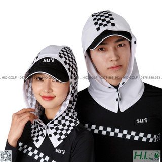 Khăn che nắng golf nam nữ Sui nhập khẩu Hàn Quốc - Khăn chống nắng Golf chất liệu cao cấp