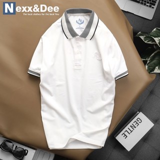 Áo thun polo nam cá sấu có cổ bẻ sọc ngang TRUNG NIÊN Nexx&Dee  PL21