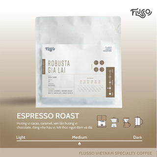 Cà Phê Flusso Espresso Robusta Gia Lai