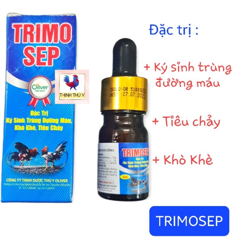 Trimosep  - Đặc tr.i ký sinh trùng đường máu cho gà