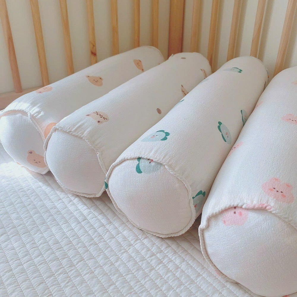 Gối ôm dài cho bé Muslin cao cấp Monona mềm mại, không bí lưng