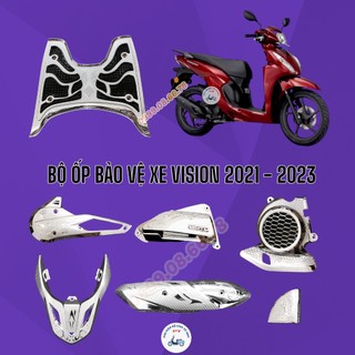 Bộ Ốp Xe Honda Vision 2024 - Dùng chung Xe Vision Đời 2021 đến 2023 - Phụ Kiện, Phụ Tùng Xe Máy