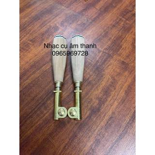 Tay nắm và trục khóa bằng đồng cho đàn nhị