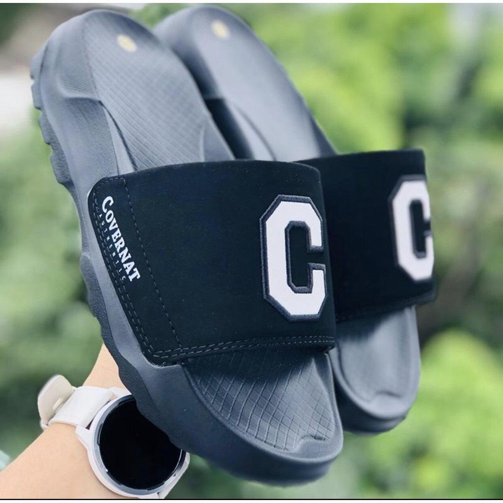 DÉP CHỮ C CAO CẤP QUAI DA ĐẾ PU CAO 4cm.DÉP đế cao êm chân mẫu bán chạy nhất 2023