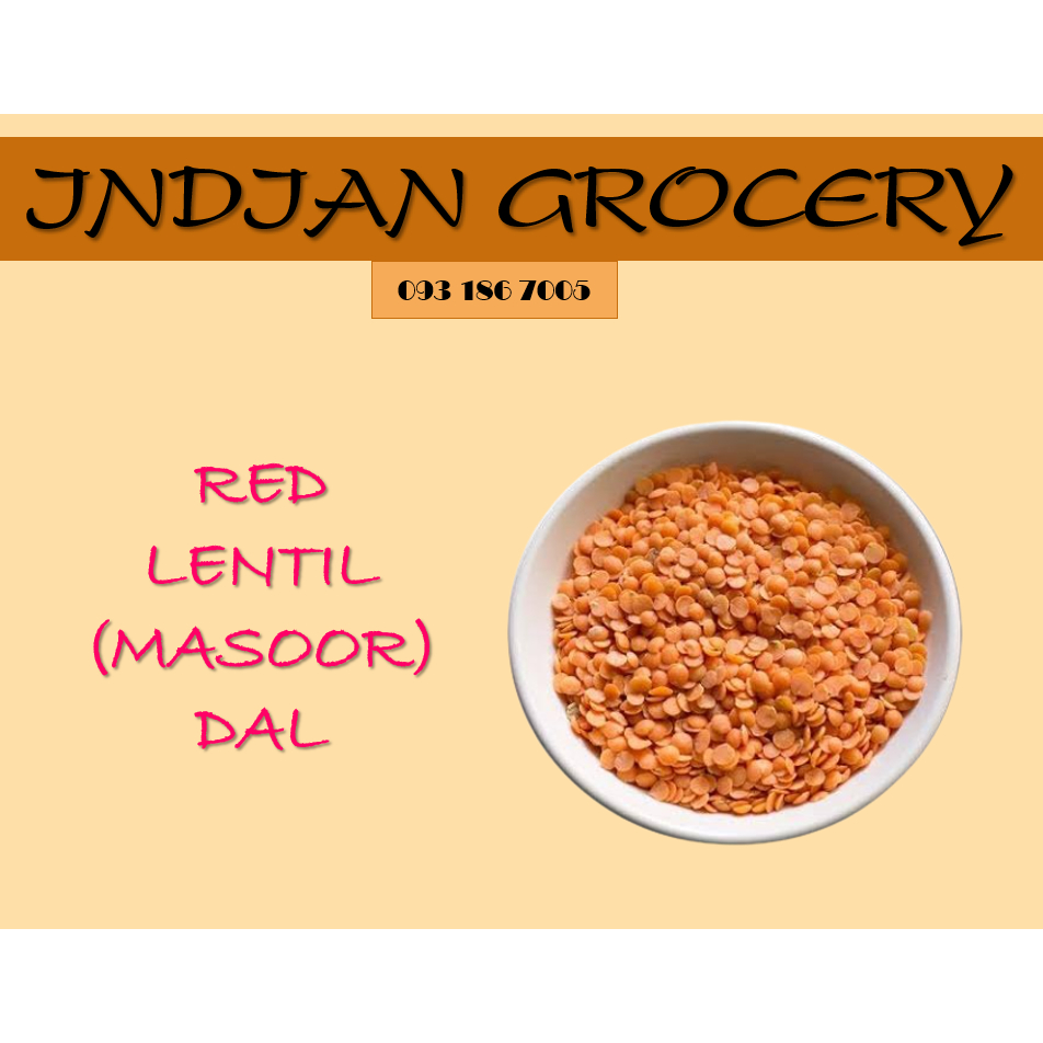 ĐẬU LĂNG ĐỎ - MASOOR DAL/SPLIT RED LENTILS 1KG