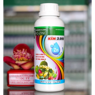 Kẽm 2000 của Đồng Tháp Sen Hồng giúp xanh lá, cứng cây