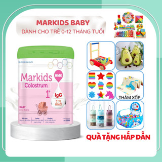 Sữa Markids colostrum, dinh dưỡng cao cấp cho bé 0-12 tháng, lon 900gr