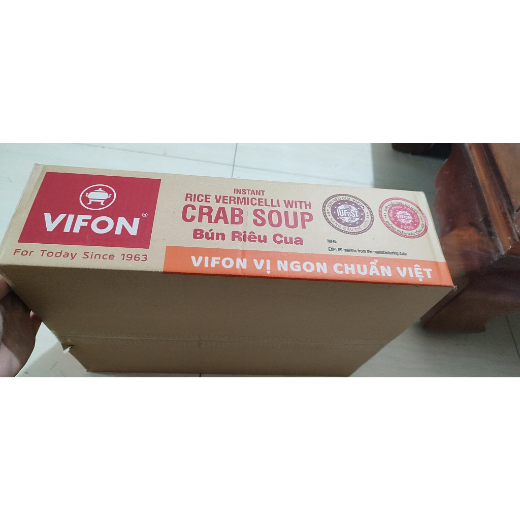 Bún riêu cua VIFON thùng 30 gói