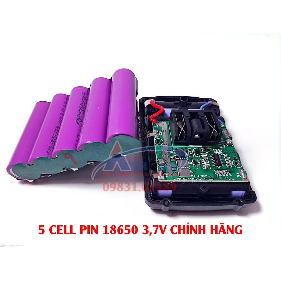 Pin máy khoan Makita, Dewalt, Bosch, dùng cho máy 18v, 21v, 24v, 26v, 36v, 72v cùng chân