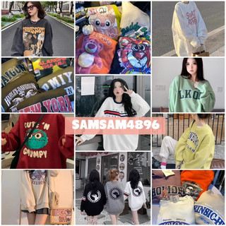 [FREESHIP] Áo Sweater Nỉ Ngoại ♥️ Form Rộng Unisex Phong Cách Hàn Quốc Ulzang Nam Nữ Siêu Hot