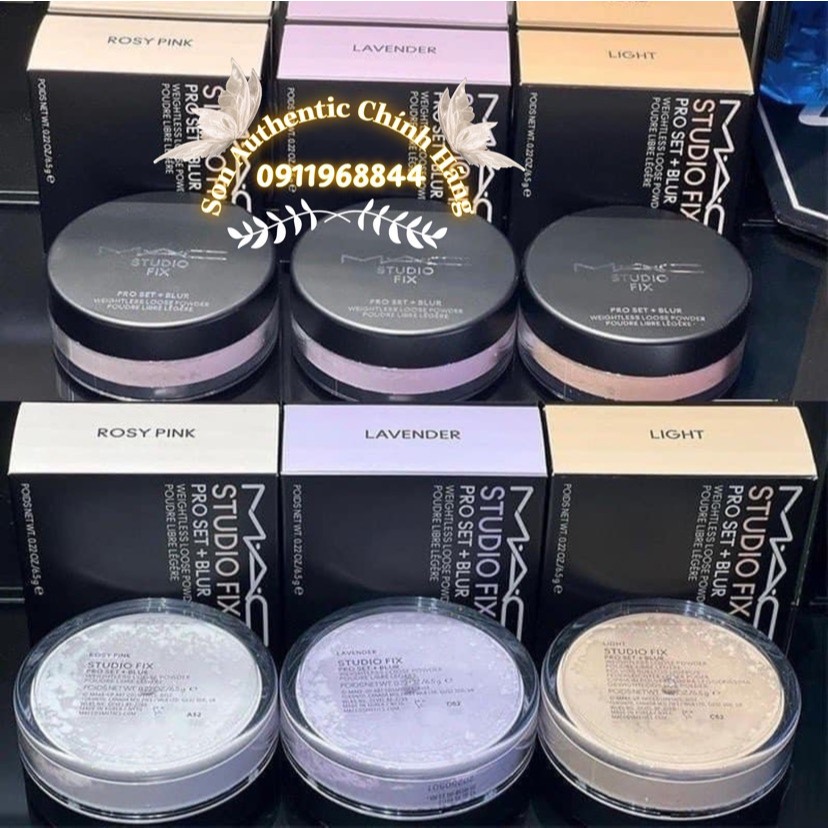 Phấn Phủ Bột MAC 𝐒𝐓𝐔𝐃𝐈𝐎 𝐅𝐈𝐗 𝐏𝐑𝐎 𝐒𝐄𝐓 + 𝐁𝐋𝐔𝐑 𝐖𝐄𝐈𝐆𝐇𝐓𝐋𝐄𝐒𝐒 𝐋𝐎𝐎𝐒𝐄 𝐏𝐎𝐖𝐃𝐄𝐑